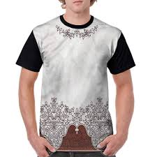 Amazon Com Cotton T Shirt Floral Persian Design Fashion