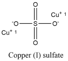 copper i sulfate formula