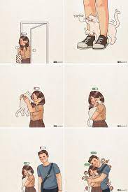 30 Sweet Comics By Luong Thuy Show What Being In A Relationship Is Like  (New Pics) | Bored Panda