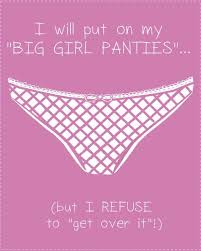 Big Girl Panties Funny Underwear Art Print In by thedreamygiraffe ... via Relatably.com