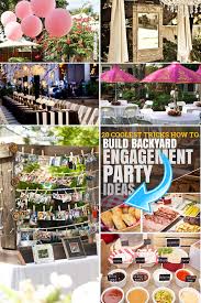 build backyard engagement party