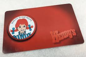 5 wendy s gift card