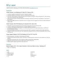 An engineering student resume is one where the student works as an intern in an engineering position in a company. Student Engineer Resume Examples And Tips Zippia