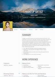 makeup artist resume sles and