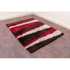 stripe soft silky gy rug