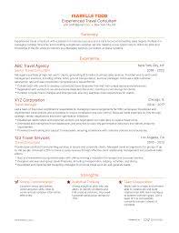 travel consultant resume exles
