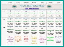 21 Day Fix Extreme Workout Schedule All You Need Infos