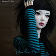 stylish doll with name