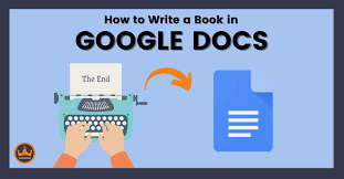 how to write a book using google docs