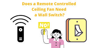 A Remote Controlled Ceiling Fan Need