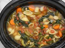 crockpot minestrone soup recipe olive