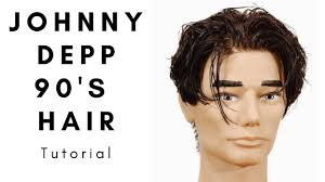 If leo wasn't enough, johnny depp and david beckham, too, sported the curtain hair in the early 90s. Johnny Depp 90 S Hairstyle Tutorial Thesalonguy Youtube