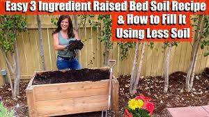 easy diy 3 ing raised bed soil