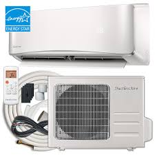 Ductlessaire Energy Star 24 000 Btu 2 Ton Ductless Mini Split Air Conditioner And Heat Pump Variable Speed Inverter 220v 60hz