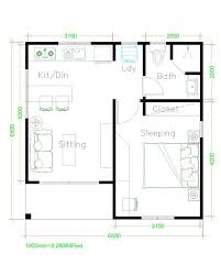 6 5m X 6 5m Tiny House Plan Shed Roof