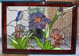 Calla Lily Stained Glass Window Panel