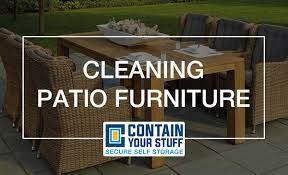 Clean Your Patio Furniture For Storage