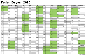 Die verfügbaren dateiformate sind pdf (adobe reader pdf) und jpg (bild). Sommerferien 2020 Bayern Kalender Feiertagen Pdf Word Druckbarer 2021 Kalender