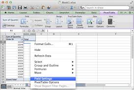 ms excel 2016 for mac show totals as a