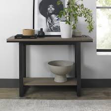 Turner Weathered Oak Console Table