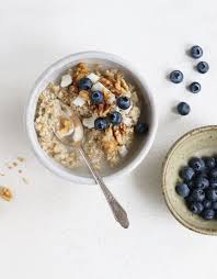 instant pot steel cut oats with blueberries