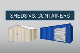 shipping container sheds vs metal sheds