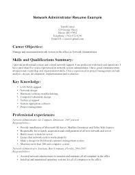 Computer Network Administrator Resume Sample Example System Format