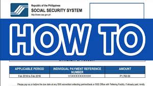 print sss prn payment reference number