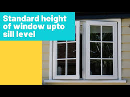 standard height from windows sill level