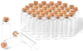 40 pcs 20ml mini glass jars bottles