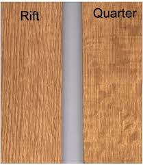 white oak rift quartered unfinished