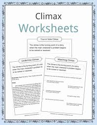 climax definition worksheets