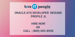 oracle atg developer resume profile ,il