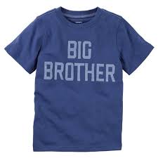 Besides good quality brands, you'll also find plenty of discounts when you shop for navy style t shirt during big sales. Carter S Carters Toddler Clothing Outfit Little Boys Big Brother Tee Navy T Shirt Walmart Com Walmart Com