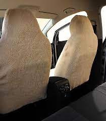 Luxury Faux Sheepskin Fur Car Seat