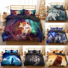 bedding sets 2021 3d wolf twin full