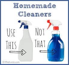 homemade cleaners use this not that