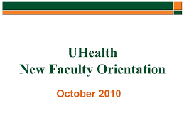Uhealth Org Chart Ummg Faculty Orientation