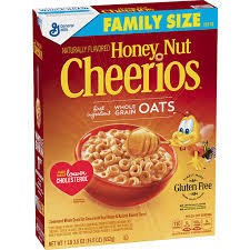 cheerios cereal honey nut family size