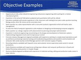 resume objective examples   