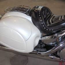 Virtually all factory pearl white paint is of the four stage variety, which indicates there are four separate and very distinctive layers of paint. Bike After New White Diamond Pearl Paint Job Honda Vtx 1300 Vtx 1800 Motorcycles Forum