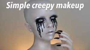 simple demon halloween makeup you