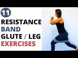 resistance band glute exercises
