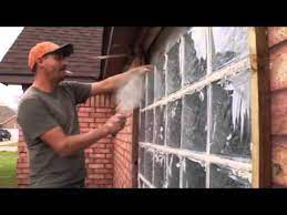 Replacing Old Windows With Glass Blocks