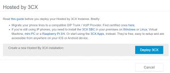 3cx hosting trials proof of concept