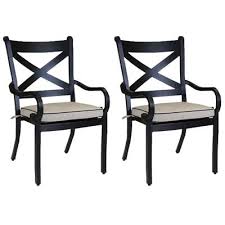 Aluminum Patio Dining Arm Chair Set
