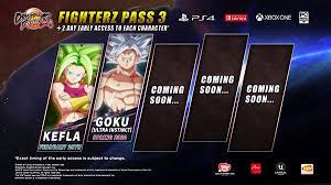 The fighterz pass 3 will grant you access to no less than 5 additional mighty characters who will surely enhance your fighterz experience! Dragon Ball Fighterz Fighterz Pass 3 Announced Dlc Character Kefla Launches February 28 Update 2 Gematsu