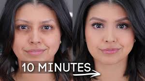 10 minute or less makeup routine