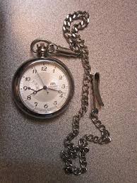 modern mechanical pocket watch