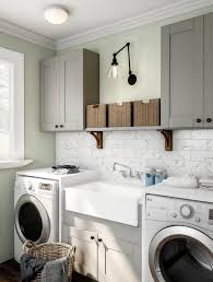The home of your dreams is just an overstock order away! Hampton Bay Shaker Assembled 36x34 5x24 In Farmhouse Apron Front Sink Base Kitchen Cabinet In Dove G Grey Laundry Rooms White Laundry Rooms Laundry Room Decor